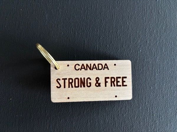 Strong & Free™ Wooden Keyrings