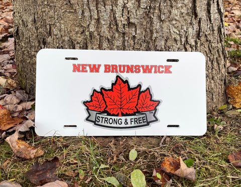 New Brunswick Pride with Strong &amp; Free™ License Plate